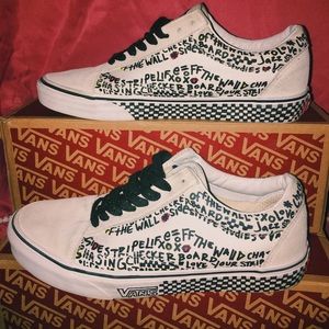Vans Old Skool DIY print